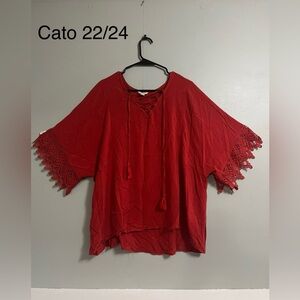 Women’s plus size 22/24 Cato brand top